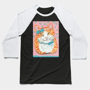 cute  cat acrylic painting Baseball T-Shirt